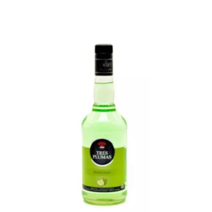 Licor Tres Plumas Manzana 750cc