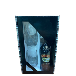 Estuche Baileys con 2 vasos