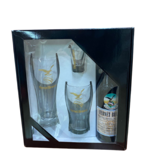 Estuche Fernet Franca x1 botella 750ml con 3 vasos