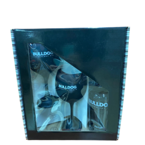 Estuche Gin Bulldog con 2 copas