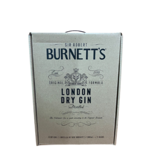 Estuche Gin burnetts con x2 vasos